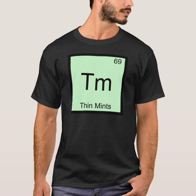 T-shirt TM - T engraçado do símbolo do elemento da química (Frente)