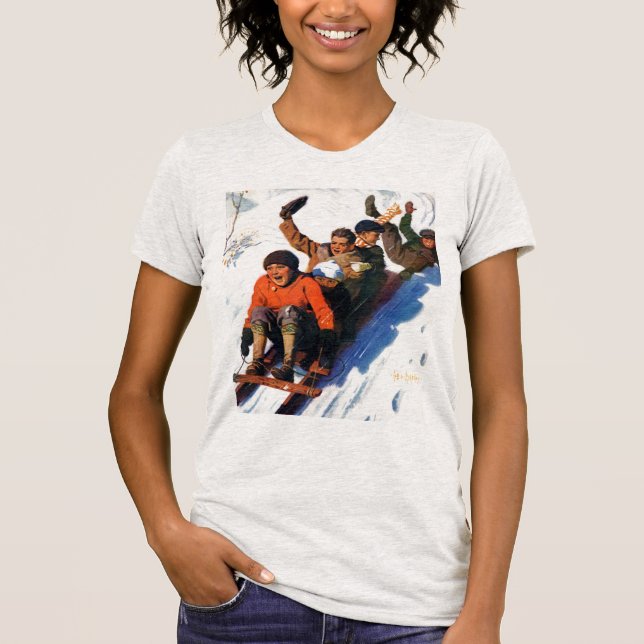 T-shirt Tobagganing (Frente)