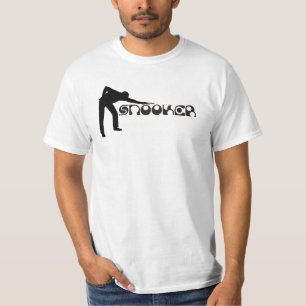 T-shirt TOCANDO fonte moderna SNOOKER + suas ideias
