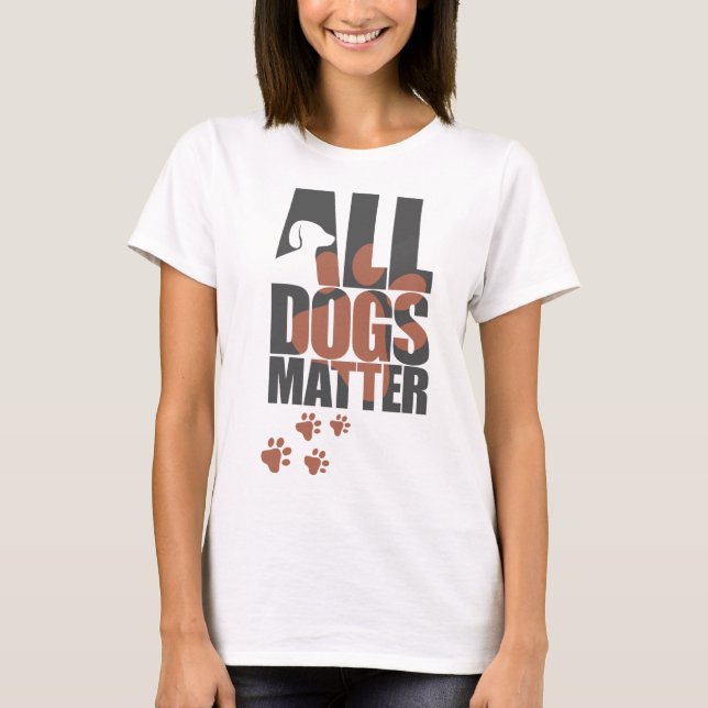 T-shirt Toda a matéria dos cães (Frente)