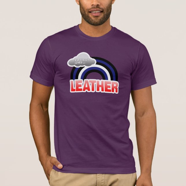 T-SHIRT TODA GENTE AMA COURO (Frente)