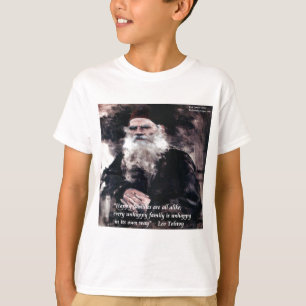T-shirt Todas as famílias felizes se parecem; cada família