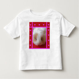 T-shirt Toddler Guiné Pig Hearts T Shirt