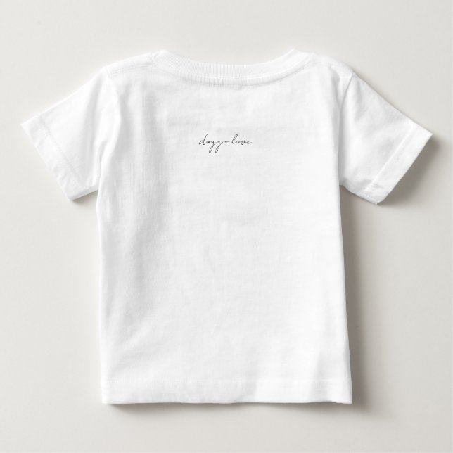 t-shirt Toddler para amantes de cães (Verso)