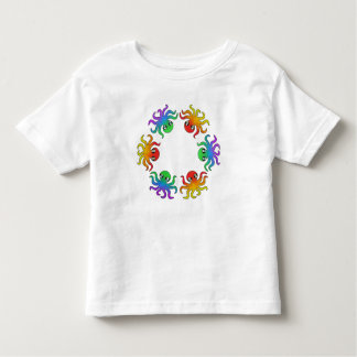 T-Shirt Toddler - polvo gradiente (branco)