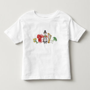 T-shirt Toddler T-shirt: Galês Daffodils Dragon Leeks Har