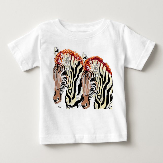 T-Shirt Toddlers: Zebra (Frente)