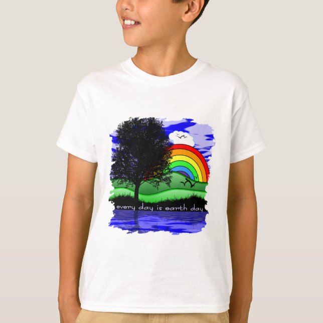 T-shirt Todo Dia é Dia da Terra (Frente)