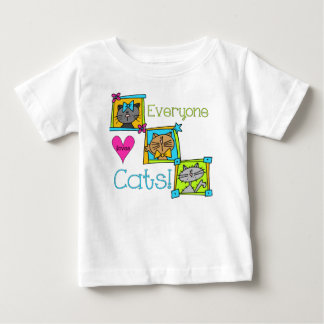 T-shirt Todo Mundo Adora Gatos