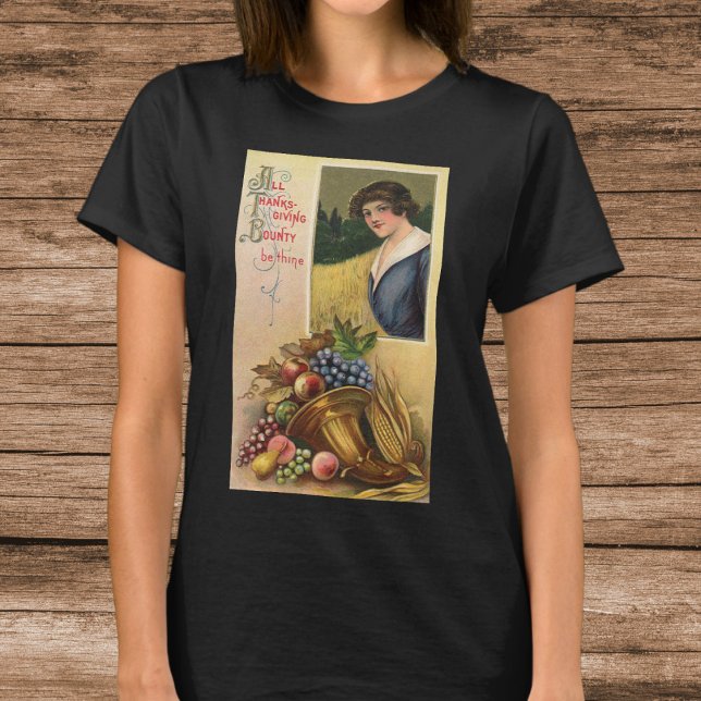 T-shirt Todo o Prêmio de Ação de Graças Seja Teu (ll Thanksgiving Bounty Be Thine t-short)