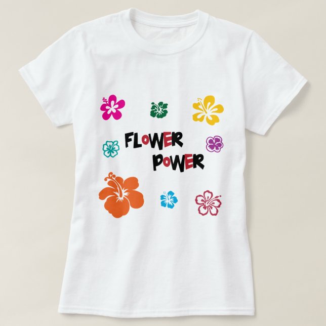 T-shirt Todos ama flores (Frente do Design)
