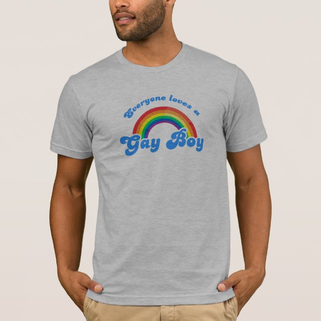T-shirt Todos ama um menino alegre (Frente)