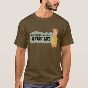 T-shirt Todos ama um menino judaico