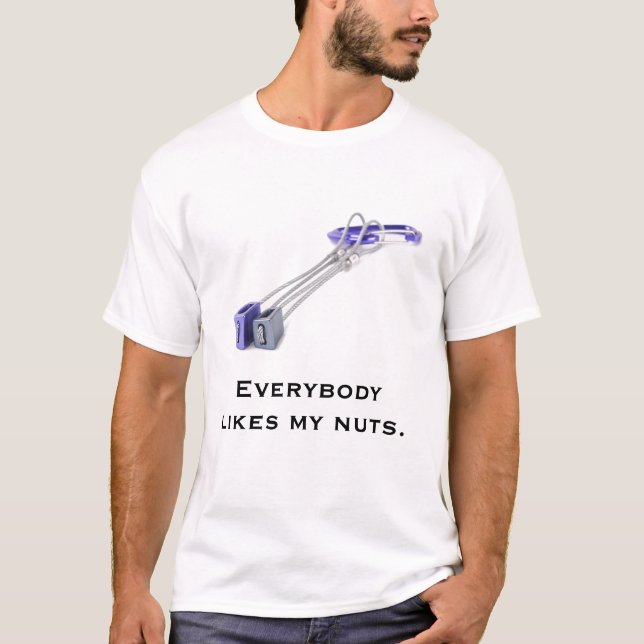 T-shirt Todos gosta de meus loucos (para homens) (Frente)