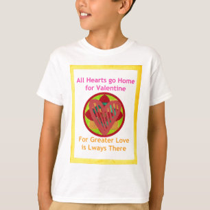 T-shirt Todos os corações vão para casa para o Impressão d