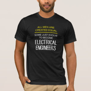 T-shirt Todos os homens são semelhante criado: engenheiro