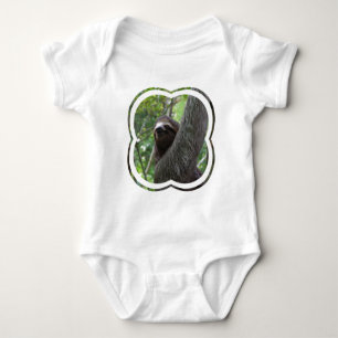 T-shirt Toed dois do bebê da preguiça