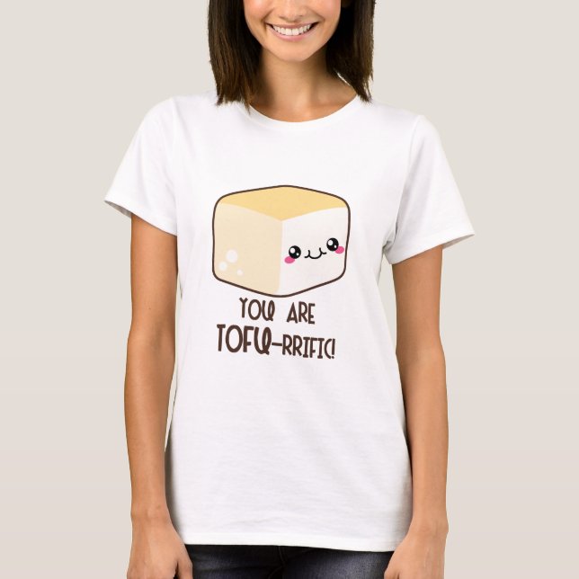 T-shirt Tofu-rrific Emoji (Frente)