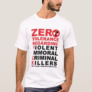 T-SHIRT TOLERÂNCIA ZERO