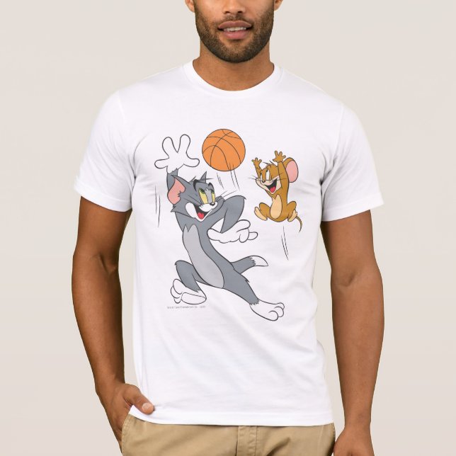 T-shirt Tom e Jerry Basbol 1 (Frente)