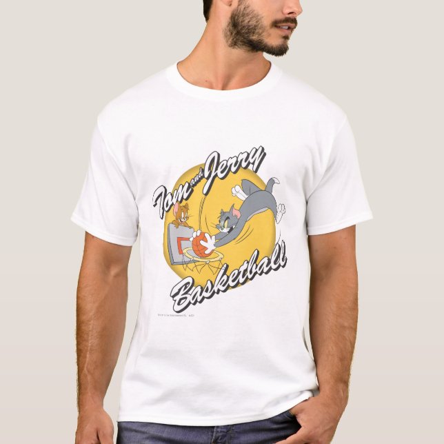 T-shirt Tom e Jerry Basbol 2 (Frente)