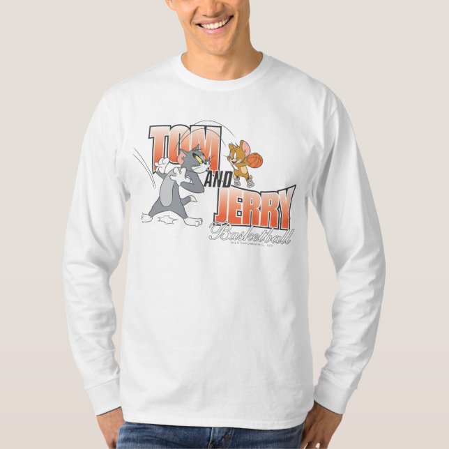 T-shirt Tom e Jerry Basbol 3 (Frente)