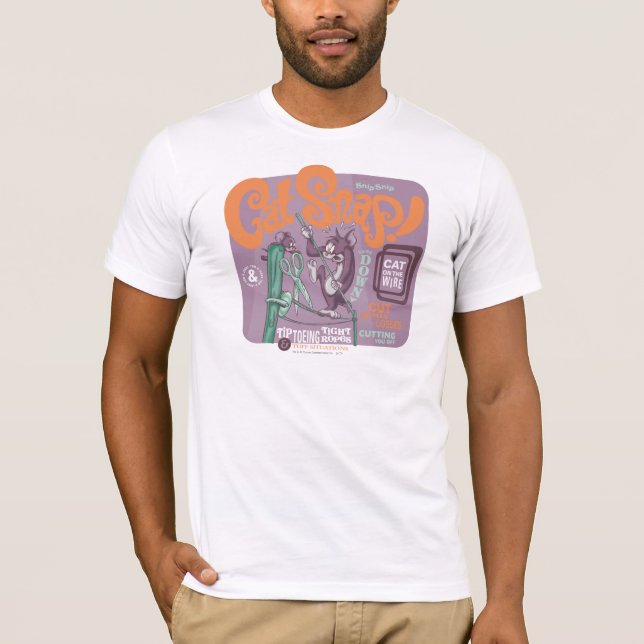 T-shirt Tom e Jerry Cat Snap (Frente)