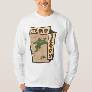 T-shirt Tom e Jerry em um sofá de Tan
