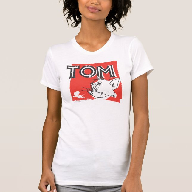 T-shirt Tom e Jerry Mad Cat (Frente)