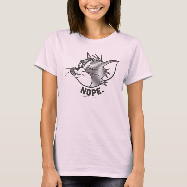 T-shirt Tom E Jerry | Tom Diz Não (Frente)