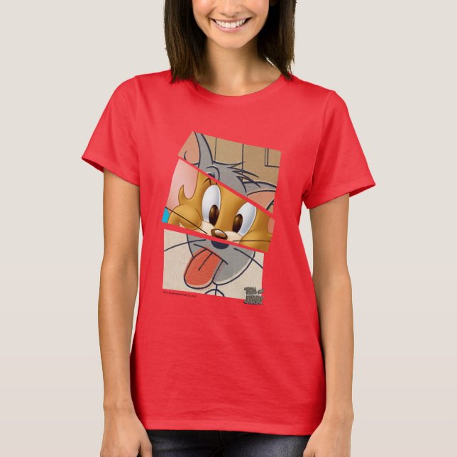 T-shirt Tom E Jerry | Tom E Jerry Mashup (Frente)
