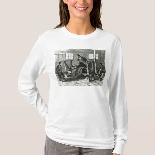 T-shirt Tomando o vírus da vitela (Frente)
