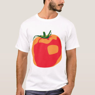 T-shirt Tomate vermelho grande