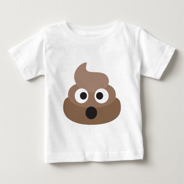 T-shirt Tombadilho chocado divertido de Emoji (Frente)