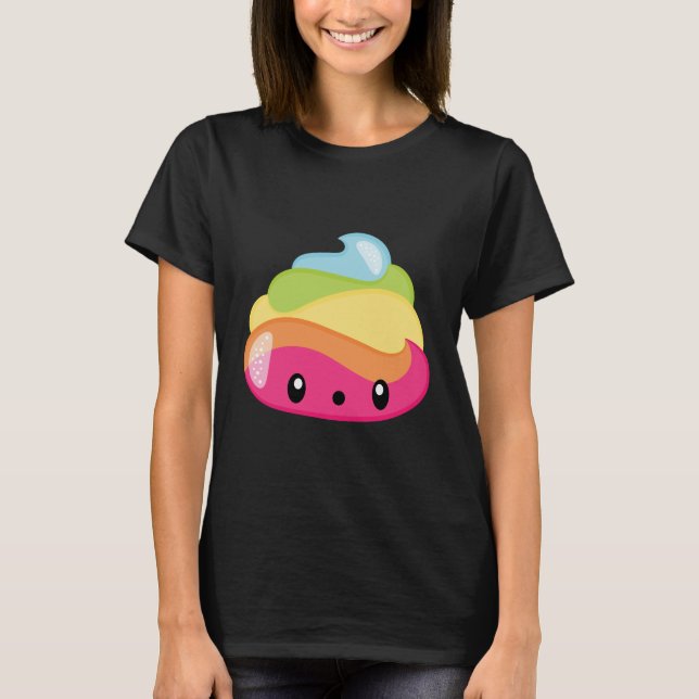 T-shirt Tombadilho de Emoji Raimbow! (Frente)