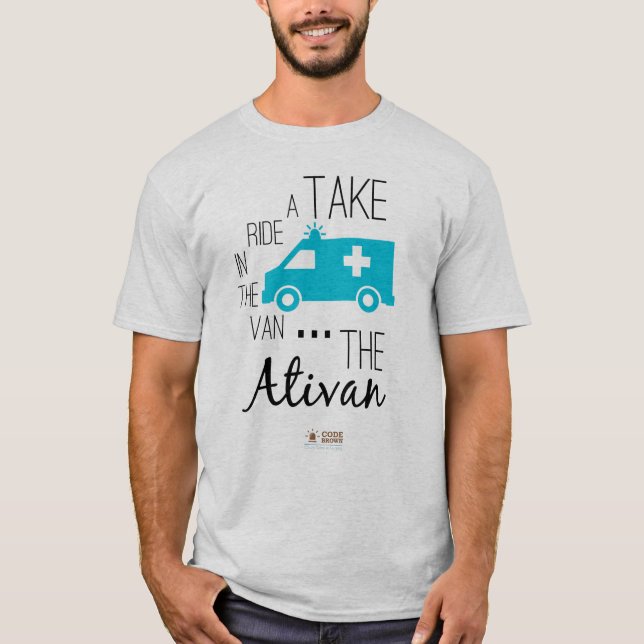 T-shirt Tome um passeio no T de AtiVan (Frente)