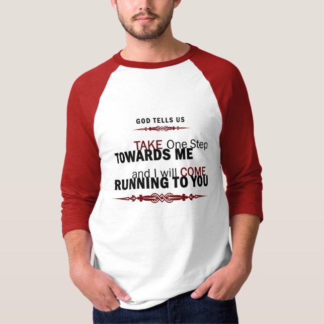 T-shirt Tome uma etapa para mim (Frente)