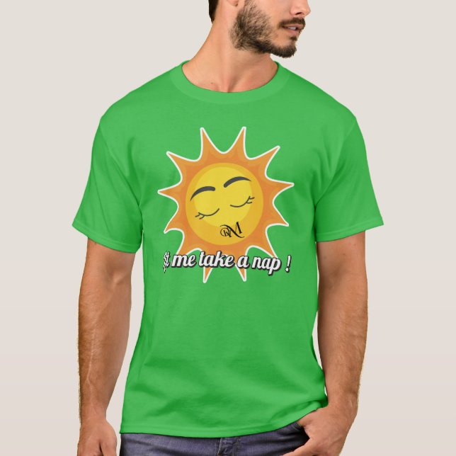 T-Shirt : Tome uma soneca (verde) (Frente)