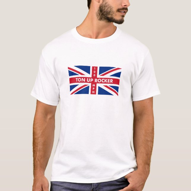 T-shirt Ton Up Rocker (Frente)