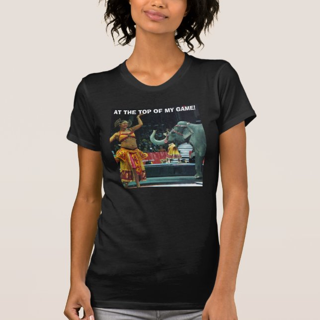 T-shirt TOPO DA MINHA Dama de JOGO (Frente)