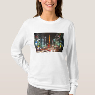 T-shirt Tóquio, Japão. A Torre de Tóquio é uma comunicação