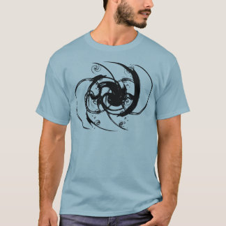 T-shirt Torção abstrata