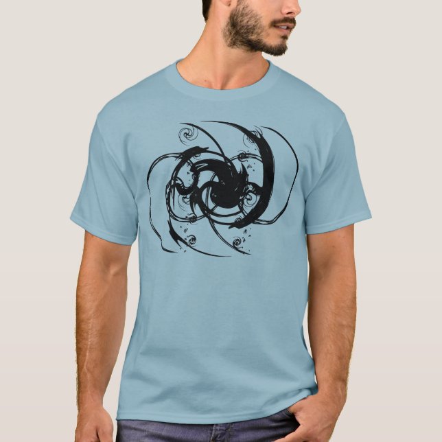 T-shirt Torção abstrata (Frente)