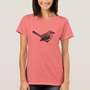 T-shirt Tordo dos remedos do norte de Birdorable