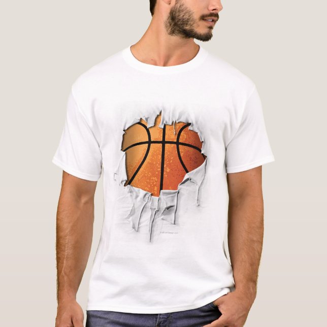 T-shirt Torn Basball (Frente)