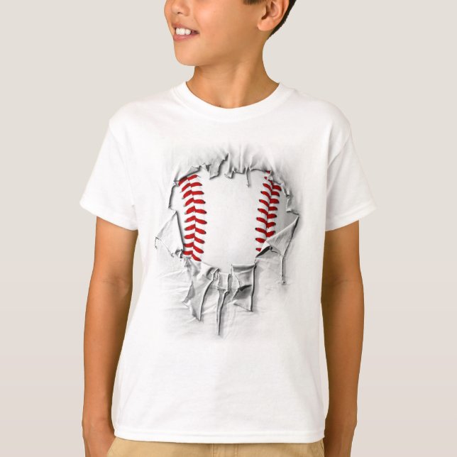 T-shirt Torn Baseball (Frente)
