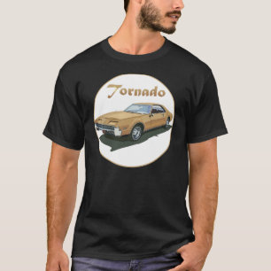 T-shirt Tornado Dourado