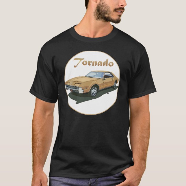 T-shirt Tornado Dourado (Frente)