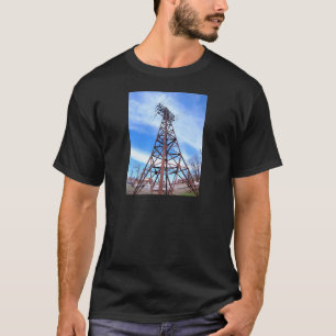 T-shirt Torre de alta tensão com fios
