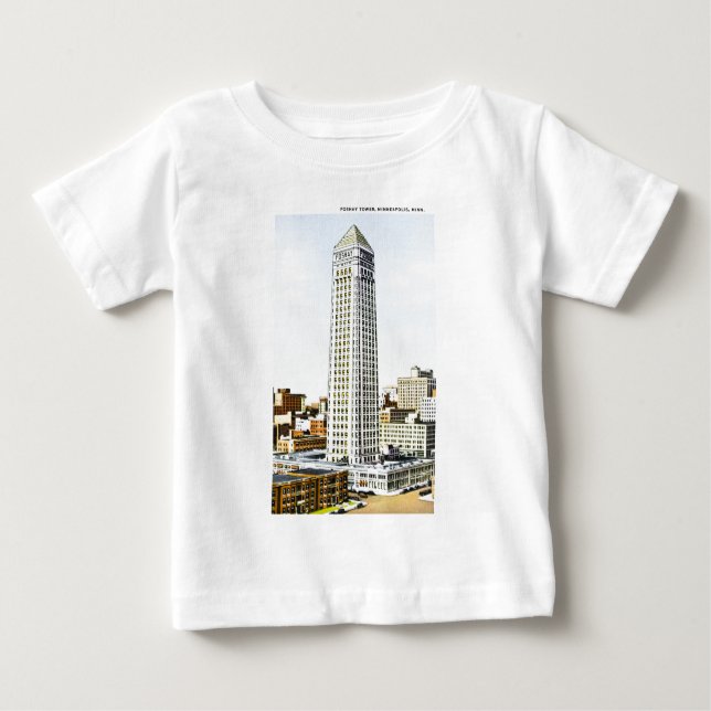 T-shirt Torre de Foshay, Minneapolis, Minnesota (Frente)